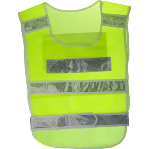 Safety Vest Jacket High Visibility Waistcoat for Working Running Cycling
