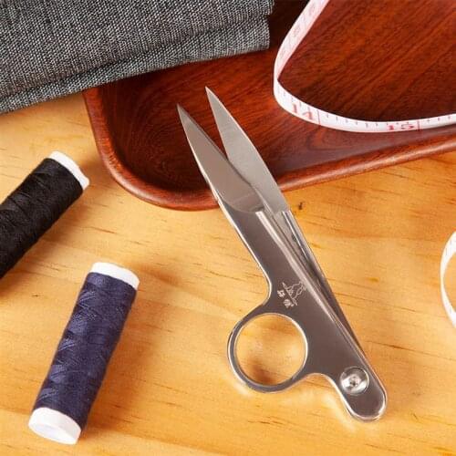 1PC Thread Scissor Stainless Steel Cross-stitch Embroidery Scissors Sewing Scissor Fabric Yarn Cutter
