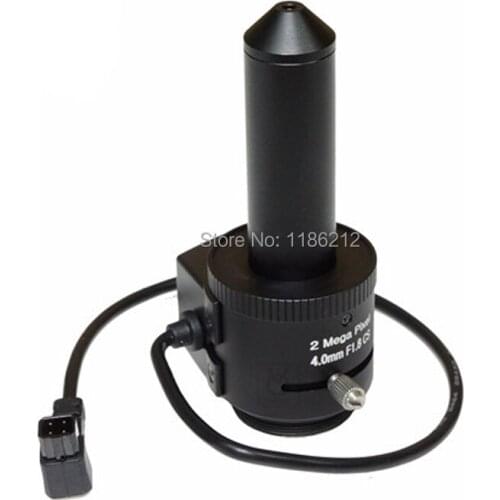 2 Megapixel Auto Iris Pinhole lens 4mm,1/3" CS Mount Lens ,CCTV lens for Machine Vision Lens cameras