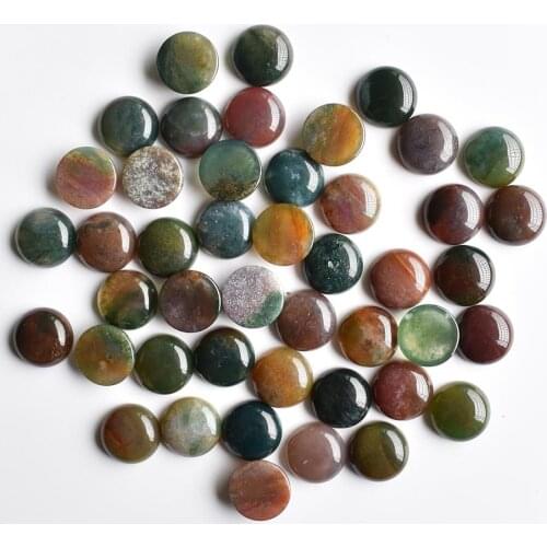 2020 fashion top quality 16mm natural india onyx round CAB CABOCHON beads for jewelry Accessories wholesale 30pcs/lot free