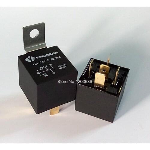 40A 24V automotive relays normally open normally closed