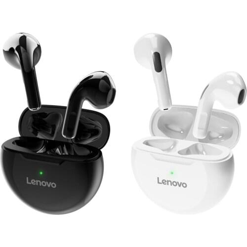 For Lenovo-HT38 TWS Bluetooth Wireless Headset Mini Headset With Microphone Sporty With 9D Bass Noise Cancelling Earbuds
