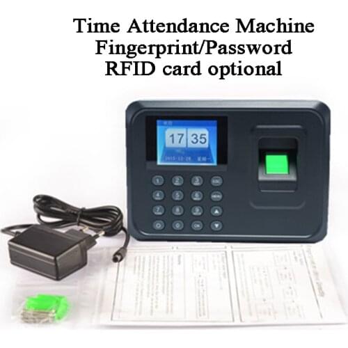 Biometric Fingerprint Office Employee time attendance machine Code Password DC5V USB U disk RFID card