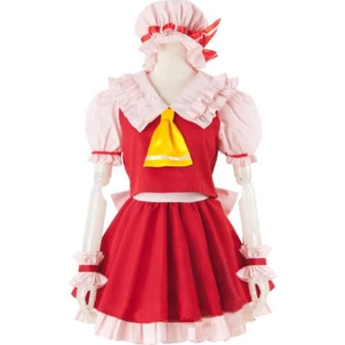 Brdwn TouHou Project Flandre Scarlet Shameimaru Aya Izayoi Sakuya Kirisame Marisa Cosplay apron dress Costume Suit