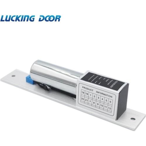 LUCKING DOOR Stainless Steel Fail Safe Simple Electric Bolt Mortise Door Lock Electronic intelligent clock