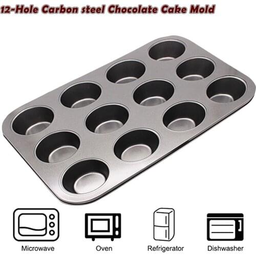 1pc Cake Molds Carbon Steel Half Ball Mould Diy Chocolate Cupcake Muffin Baking Mold Non Stick Cupcake Mold Madeleine Cookies