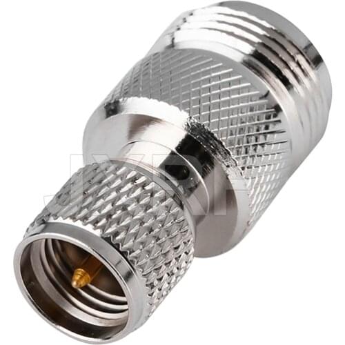 JX RF Connector N female to Mini UHF Male Coaxial Adapter