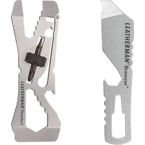 Leatherman BREWZER/ PIRANHA2 PocketTool X Keychain Multi-Tool