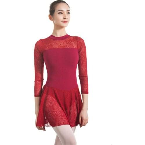 Lace Woman Costume Of Swimsuit For Dancing Of High Quality Ballet Leotard For Girl Halloween Costume