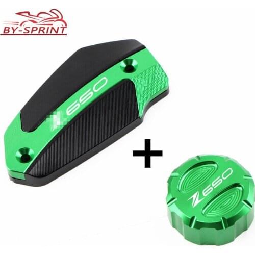 Motorcycle Aluminum Front Rear Fluid Reservoir Brake Cap Cylinder Cover For KAWASAKI Z650 z650 2017 2018 2019 2020 Accessories