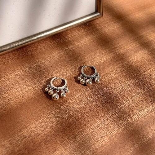 Miuoxion Retro Bead Tassels Earrings Fashion Personality Party Punk Jewelry For Women Feature Namour Charm Gift All Season