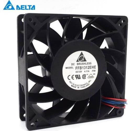 Delta New 12738 127mm high speed cooling fan 12V 4.11A FFB1312EHE violence 127*127*38mm