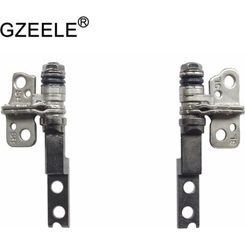 GZEELE New 13.3 inch laptop lcd hinges for DELL XPS 13 XPS13 9350 9360 9343 left and right L+R P54G AAZ00 ZAZ80