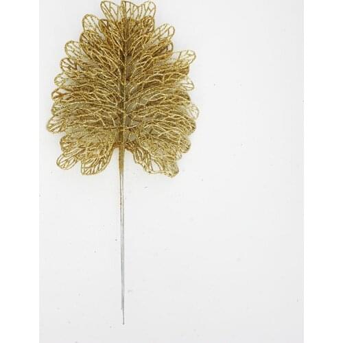 Christmas Decoration Artificial Turtle Bamboo Leaves Artificial Plant Home Party Decorative Plastic Flowers