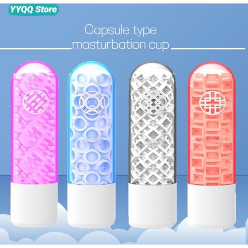 Male Masturbation Device Airplane Cup Penis Training Device Silicone Elastic Masturbation Egg Adult Sex Products Men Sex Toys