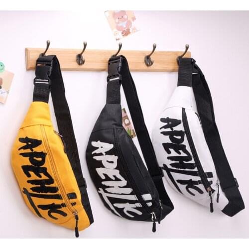 Women New Fanny Pack Waist Bags Men Nylon Chest Bag Casual Ladies Chest Bag Sport Canvas Fashion Shoulder Messenger Bag