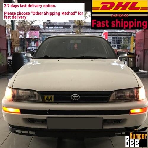 For Toyota Corolla laguna model FRONT SPOILER BUMPER LIP Euro Spoiler Lip Universal 2 pcs Body Kit