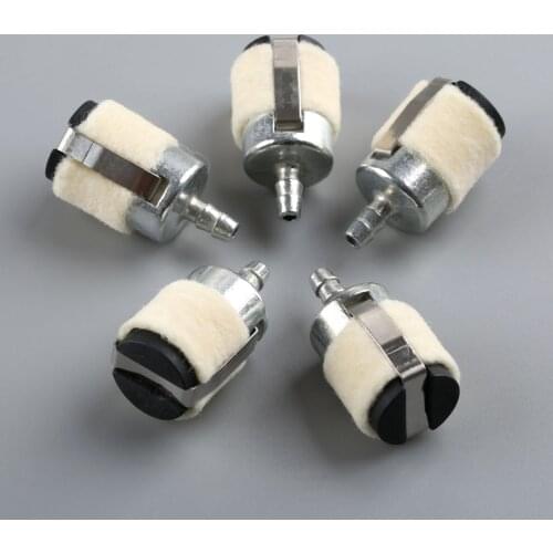 5pcs/set Chain Saw Brush Wool Filter Cutter Earth Auger Water Pump Parts Cotton Fuel Garden Tool Parts Replacement Part Fitting