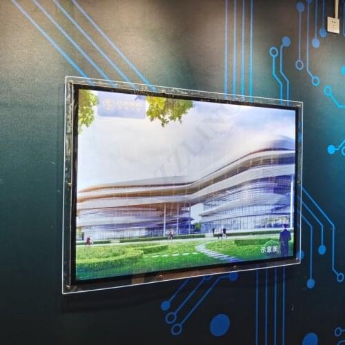 5PCS X Indoor Wall Mounted Ultra Slim Acrylic LED Illuminated Poster Picture Frame Light Boxes 20"x30"