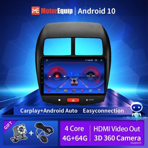 Car Radio For Mitsubishi ASX 1 2010 2011 2012 2013 2014 2015 2016 2din Radio Multimedia GPS Navigation Android Auto no 2 Din dvd
