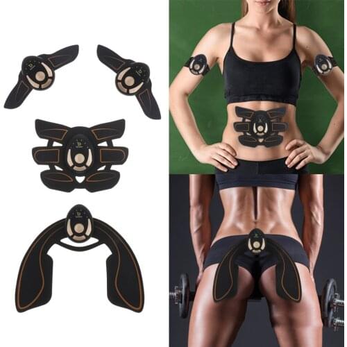 Abdominal Arm Hip Muscle Toning Stimulator Trainer Machine Wireless Fitness Workout Slim Burner Weight Loss Slimming Massage