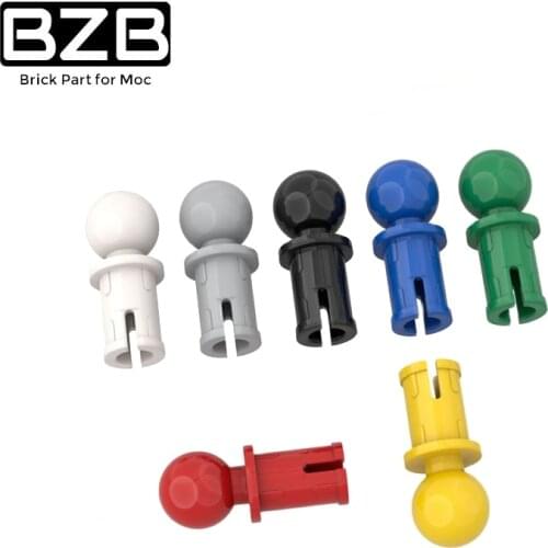 BZB MOC 6628 Ball Head With Ball Stud 5.88 Creative High-tech Building Block Model Kids Toys DIY Brick Parts Best Gifts