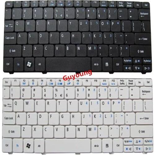 Black / White US Keyboard for Acer Aspire One 521 522 533 D255 D255E D257 D260 D270 NAV70 PAV01 PAV70 ZH9 AO521 AO522 AO533