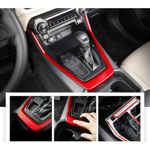 For Toyota RAV4 2019 2020 5th Center Control Shift Panel Trim Frame Shift Panel Frame Retrofit