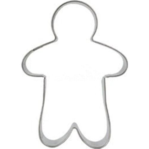 Gingerbread Man Shape Egg Biscuit Cookie Cutter Tools Stainless Steel Dessert Kitchen Aliexpress Coupon Top Sales Fondant