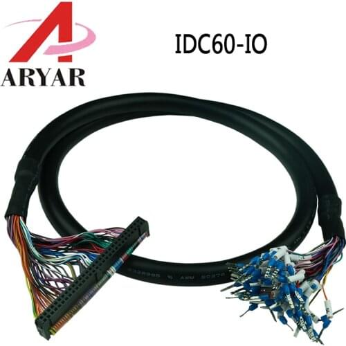 Serv IDC60 IO cable Extension Cable 60Pin Adapter Cable IDC60 converter terminal with numbered cable IO signal cable 60P 2.54mm