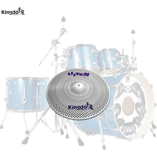 Kingdo practice cymbal slience 10"splash cymbal low volume cymbal for drums set