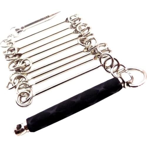 Suzakoo Nine-Section Whip Hand Strength Training Martial Arts Exercise Accessory Performance