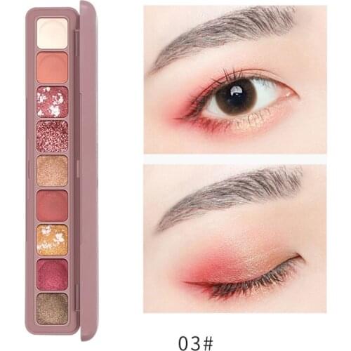 9 Color Galaxy Shimmer Matte Eye Shadow Diamond Glitte Nude Eyeshadow Palette Pigmented For Eyes Makeup Cosmetic Kit