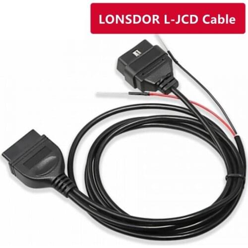 Newest Black Obd Tool L-JCD Cable Patch Cord For Key Programmer Works Powerful And Free Shipping
