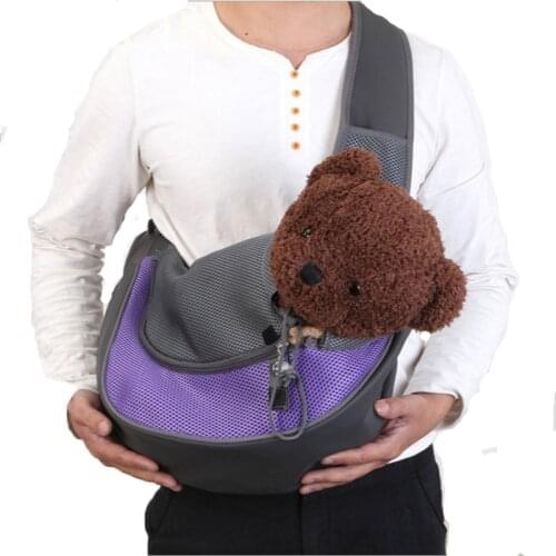Pet Dog Puppy Carrier For Cat Outdoor Travel Shoulder Bag Dog Bags For Dogs Mesh Oxford Comfort Sling Travel Tote Shoulder Bag