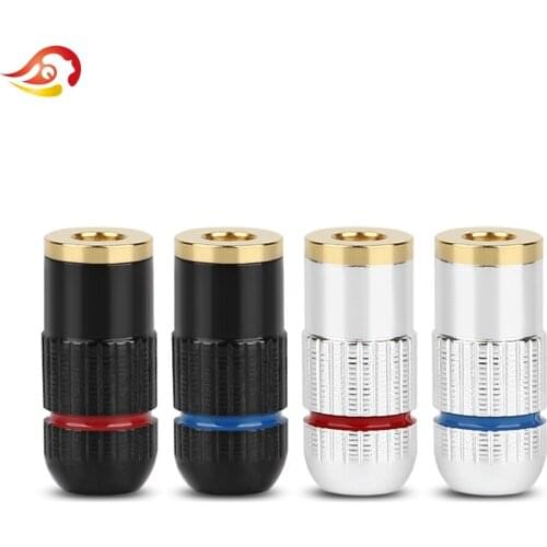 QYFANG Beryllium Copper MMCX Female Jack Earphone Pin Plug Solder Wire Connector For UE900 SE535 SE215 W10 W20 W30 Audio Adapter