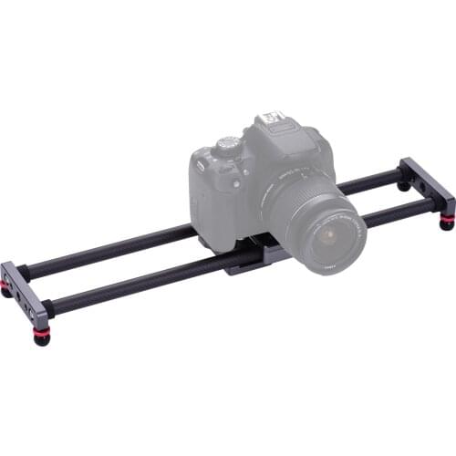 Photography Camera Slider Carbon Fiber Dolly Video Stabilizer Rail 40cm/15.7inch Compatible with Nikon Canon Sony DSLR Camera