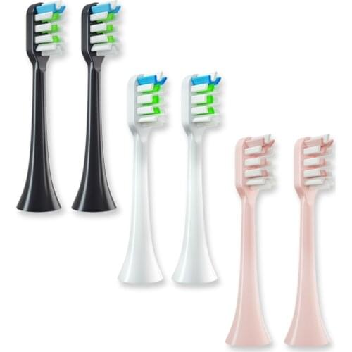 2pcs/Set Replacement Heads For SOOCAS X3/X3U/X5 Sonic Electric Tooth Brush Nozzle Heads Smart Replacement Vacuum Toothbrush Head