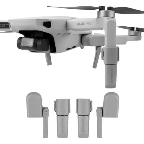 SUNNYLIFE 4PCS Foldable Heightening Landing Gear Extension Leg Support Stand for DJI Mavic Mini Drone Accessories