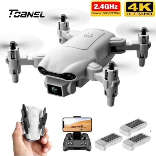 V9 Folding Drone 4k profession HD Wide Angle Camera WiFi FPV Drone Dual Camera Height Keep Drones PV Copter Remote Control Toy