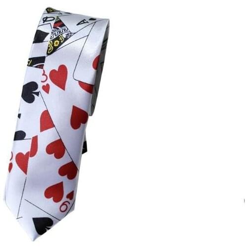 Magicians Tie White - Magic Tricks,Magic Accessories,Stage Magic,Card Magic Props,Magician Tie,Illusions,Magic Show