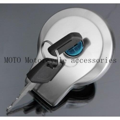 Motorcycle Fuel Gas Tank Cap Lock With Two Keys For Yamaha Virago XV125 XV250 400 535 750 1100 Motorcycle Gas Tank Cap Motor Key