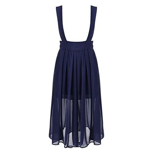 Womens Bohemian Pleated Braces midi-calf Skirt Preppy Ruffle Chiffon Suspender Skirts Customize 2016 Summer New Fashion 3XS-10XL