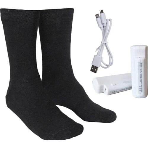 Winter Thermal Heated Socks Camping Foot Warmer Skiing Woods Hiking Socks