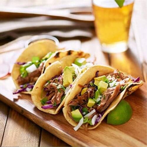 3 Pcs Stainless Steel Tortilla Stands Taco Tongs Wavy Pancake Stand Taco Holder Burrito Tortilla Plate Tray Food Holder