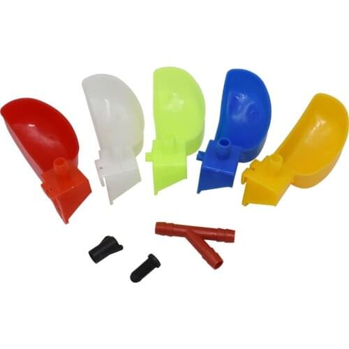 50 Pcs Poultry Feeding Supplies Quail Water Drinking Bowl Chicken Quail Pigeon Bird Suspension Drinking Fountain