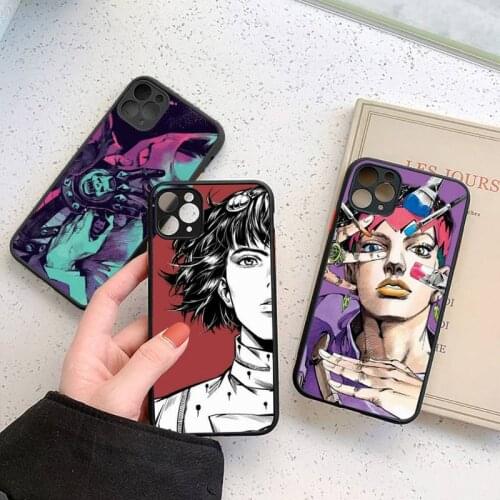 Cartoon JoJo Bizarre Adventure JoJo Phone Case Matte Transparent for iPhone 7 8 11 12 s mini pro X XS XR MAX Plus cover funda