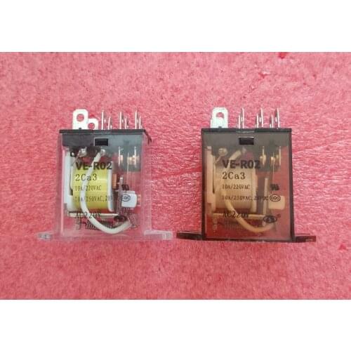 Electric door shutter special relays ve r02 2Ca3 10A AC220V 8pin 2AA2 6pin