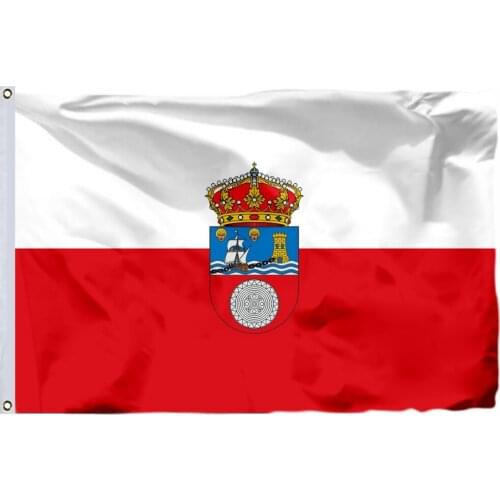 Spain Cantabria Flag 90x150cm 3x5ft 100D Polyester Double Stitched High Quality Free Shipping Spain 60x90cm 21x14cm Banner
