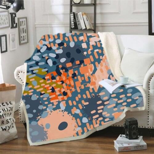 Scenery 3D print Fleece Blanket on Bed Sofa Home Textiles Thick rug bedding Quilt cover Bedspread Sherpa Throw easy wash Blanket